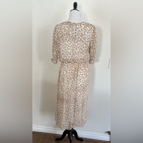 Tommy Hilfiger Beige Leopard Print Maxi Dress - Picture 8 of 8